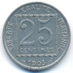 France, 25 сентим (1903 г.)