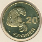 Гренландия, 20 крон (2010 г.)