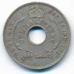 British West Africa, 1/2 penny, 1935