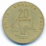Джибути, 20 франков (2010 г.)