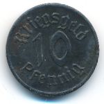 Strassburg., 10 пфеннигов, 1918