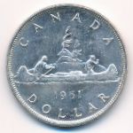 Канада, 1 доллар (1951 г.)