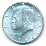 USA, 1/2 dollar, 1964