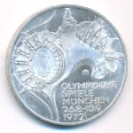 West Germany, 10 mark, 1972