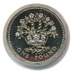 Великобритания, 1 фунт (1986 г.)