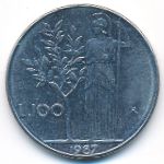 Italy, 100 lire, 1987