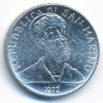 San Marino, 2 lire, 1972