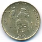 San Marino, 200 lire, 1997