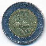 San Marino, 500 lire, 1994