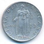 Vatican City, 5 lire, 1952