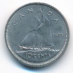 Canada, 10 cents, 1973