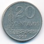 Бразилия, 20 сентаво (1967 г.)