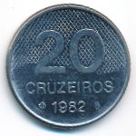 Brazil, 20 крузейро (1982 г.)