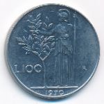 Italy, 100 лир (1970 г.)