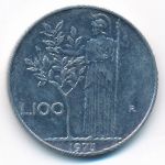 Italy, 100 lire, 1973