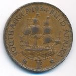 South Africa, 1 penny, 1934