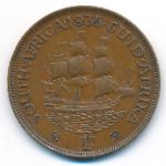 South Africa, 1 penny, 1935