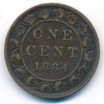 Канада, 1 цент (1884 г.)