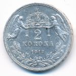 Hungary, 2 korona, 1913