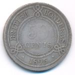 British Honduras, 50 cents, 1895
