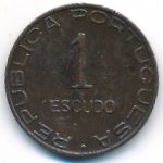 Mozambique, 1 escudo, 1945