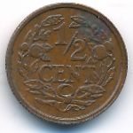 Netherlands, 1/2 cent, 1912