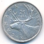Канада, 25 центов (1944 г.)