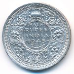 British West Indies, 1/2 rupee, 1945