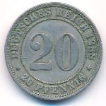 Германия, 20 пфеннигов (1888 г.)