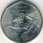 Колумбия, 10 песо (1981–1989 г.)