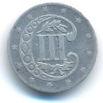 США, 3 цента (1852 г.)