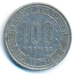 Конго, 100 франков (1972 г.)