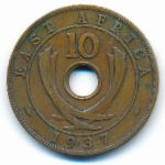 Восточная Африка, 10 центов (1937 г.)