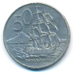 Новая Зеландия, 50 центов (1985 г.)