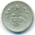 Великобритания, 1 фунт (1989 г.)