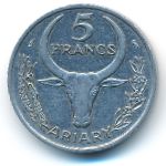 Мадагаскар, 5 франков (1967 г.)
