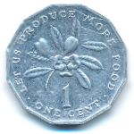 Ямайка, 1 цент (1985 г.)