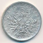 France, 5 francs, 1963