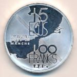 France, 15 экю-100 франков, 