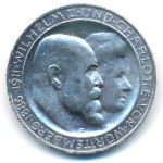 Wurttemberg, 3 mark, 1911