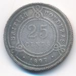 British Honduras, 25 cents, 1897