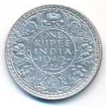 British West Indies, 1 rupee, 1940