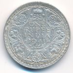 British West Indies, 1 rupee, 1941