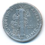 USA, 1 dime, 1919