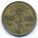 Lithuania, 5 centai, 1925