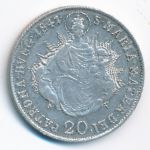 Hungary, 20 krajczar, 1841