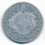 Hungary, 20 krajczar, 1842