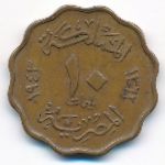 Egypt, 10 милльем (1943 г.)