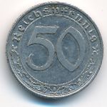 Nazi Germany, 50 reichspfennig, 1938