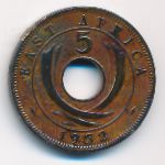 East Africa, 5 cents, 1952